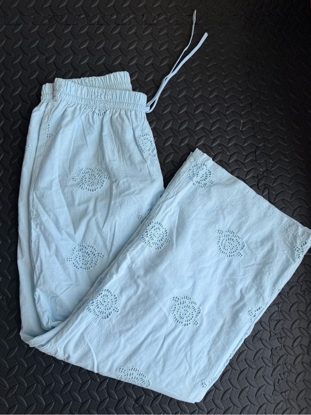 wild fable Light Blue Eyelet Swim Coverup Pants